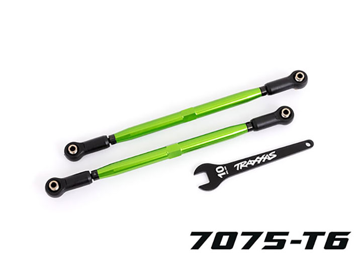[���ܼ�] AX7897G [Traxxas] AX7897G Toe links, front - TUBES green-anodized