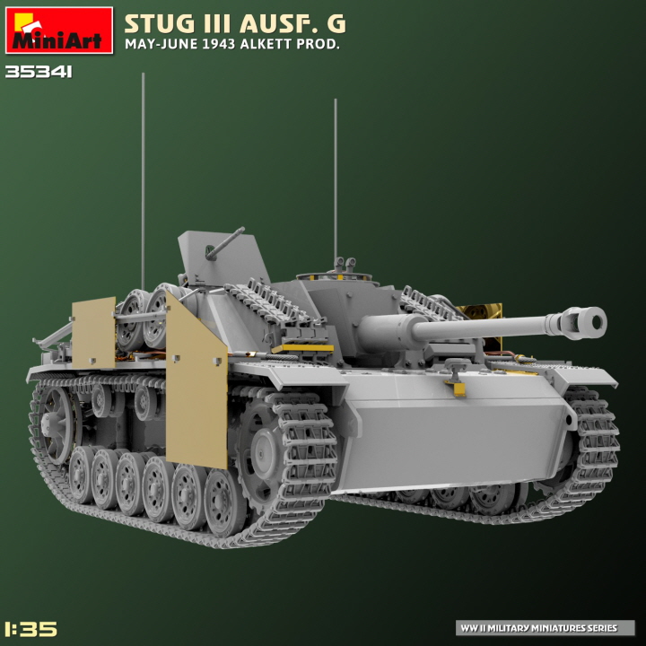 [���ܼ�] BE35341 [Miniart] BE35341 1/35 StuG III Ausf.G May-June 1943 Alkett Production