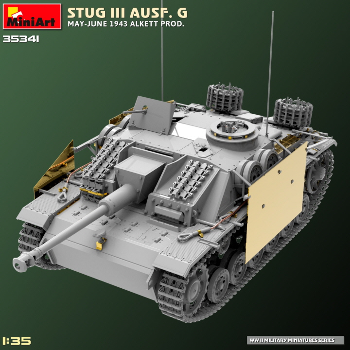 [���ܼ�] BE35341 [Miniart] BE35341 1/35 StuG III Ausf.G May-June 1943 Alkett Production