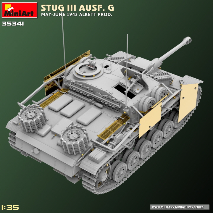 [���ܼ�] BE35341 [Miniart] BE35341 1/35 StuG III Ausf.G May-June 1943 Alkett Production