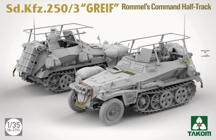 [ܼ] BT2194 [Takom] BT2194 1/35 Sd.Kfz.250/3 GREIF Rommels Command Halftrack