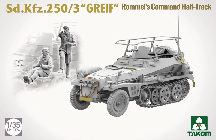 [ܼ] BT2194 [Takom] BT2194 1/35 Sd.Kfz.250/3 GREIF Rommels Command Halftrack
