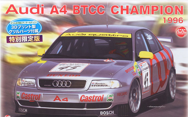 [���ܼ�] BPPN24035HE [PLATZ] BPPN24035HE 1/24 Audi A4 Quattro 1996 BTCC Champion w/Grill Parts-3D printed