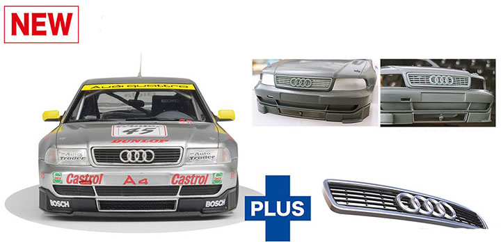 [���ܼ�] BPPN24035HE [PLATZ] BPPN24035HE 1/24 Audi A4 Quattro 1996 BTCC Champion w/Grill Parts-3D printed