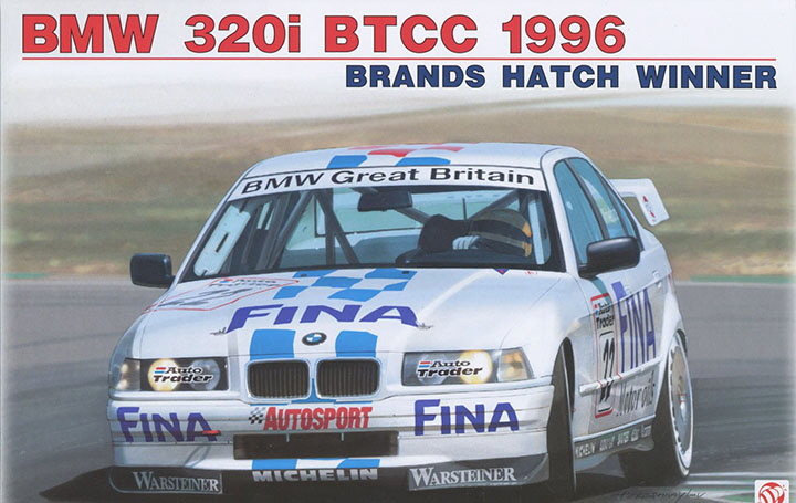 [���ܼ�] BPBX24045 [PLATZ] BPBX24045 1/24 BMW 320i E36 BTCC Brands Hatch 1996 Winner