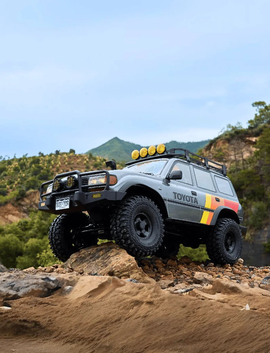 [���ܼ�] FMS11042RSGY-SP [ROC HOBBY] FMS 1:10 FCX10 LC80 Toyota Land Cruiser 80 RS (���Ÿ ����ũ����)