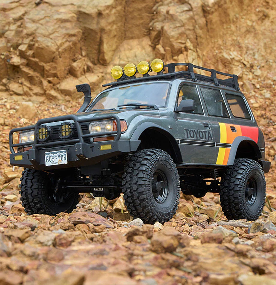 [���ܼ�] FMS11042RSGY-SP [ROC HOBBY] FMS 1:10 FCX10 LC80 Toyota Land Cruiser 80 RS (���Ÿ ����ũ����)