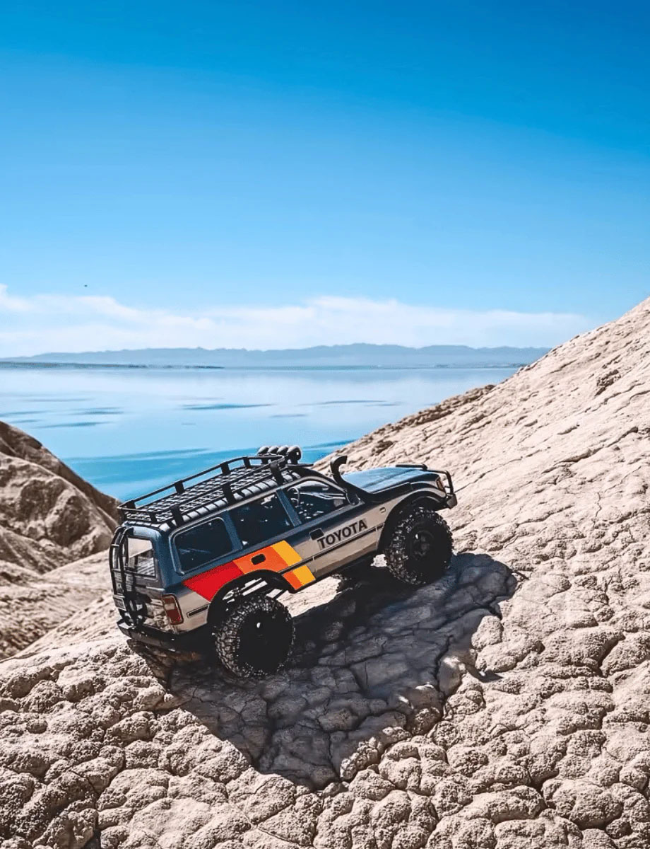 [���ܼ�] FMS11042RSGY-SP [ROC HOBBY] FMS 1:10 FCX10 LC80 Toyota Land Cruiser 80 RS (���Ÿ ����ũ����)