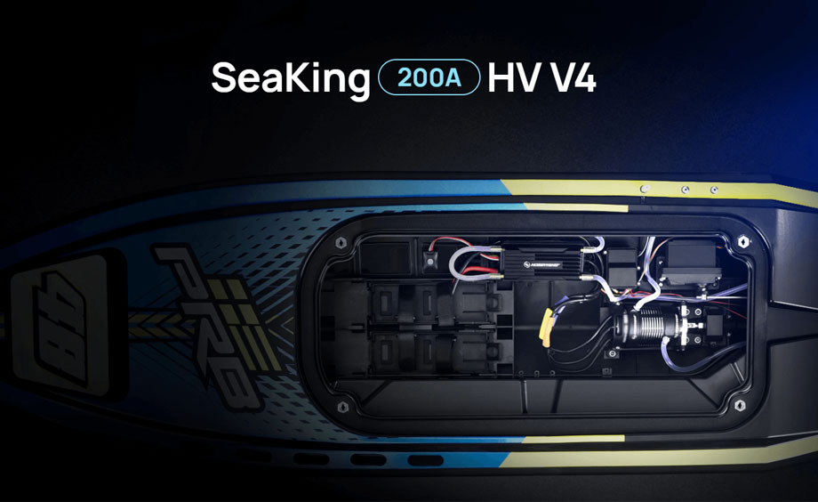 [ܼ] 30301201 [HOBBYWING] SEAKING 200A HV V4 (Ʈ 5-14S 귯 ӱ)