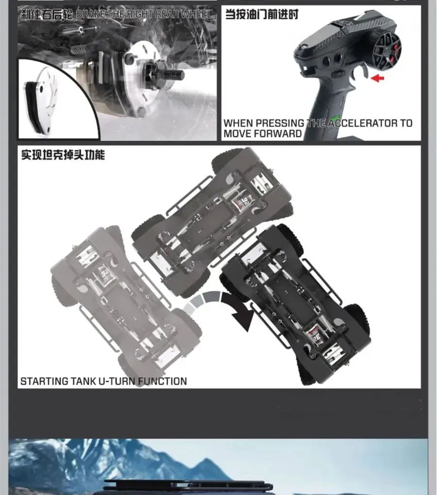 [���ܼ�] YK4107-Hydro blue [YK HOBBY] 1:10 YK4107 4WD 2�� SUV Trial �� Ʈ���̾� RTR Hydro blue