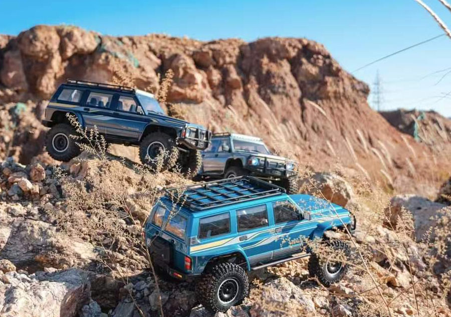 [���ܼ�] YK4107-Hydro blue [YK HOBBY] 1:10 YK4107 4WD 2�� SUV Trial �� Ʈ���̾� RTR Hydro blue