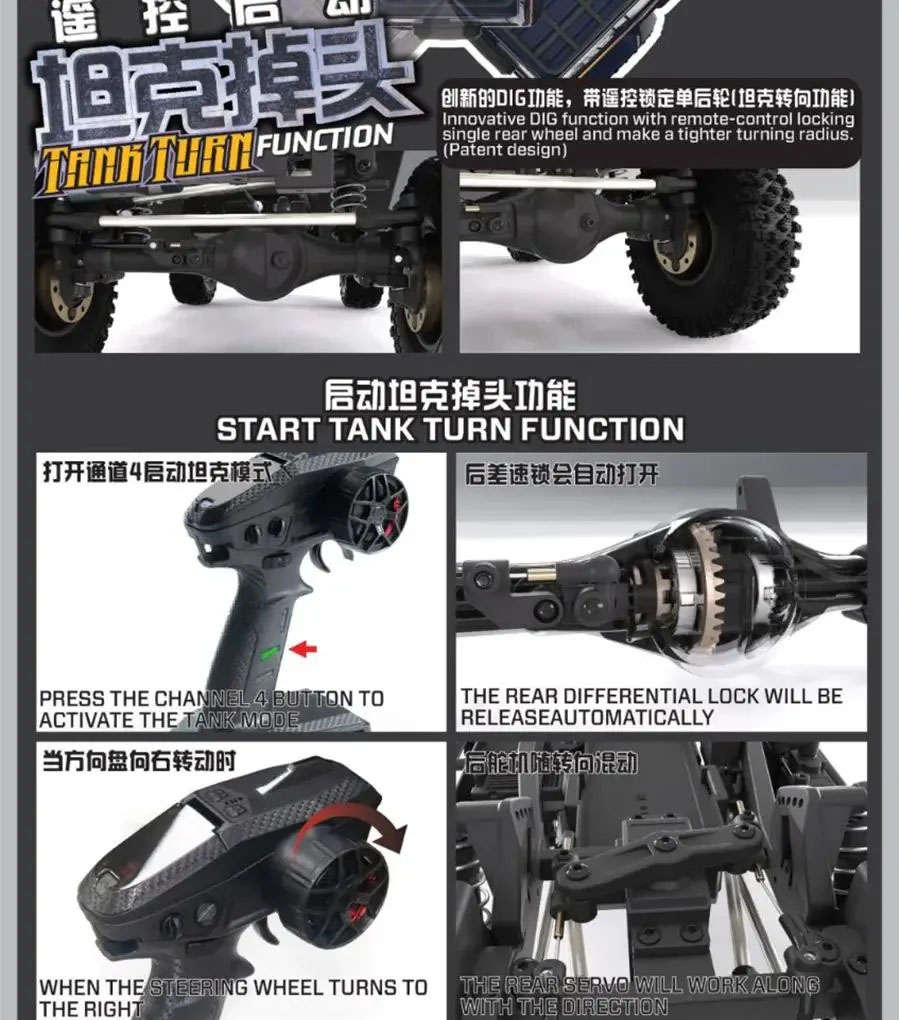 [���ܼ�] YK4107-Hydro blue [YK HOBBY] 1:10 YK4107 4WD 2�� SUV Trial �� Ʈ���̾� RTR Hydro blue