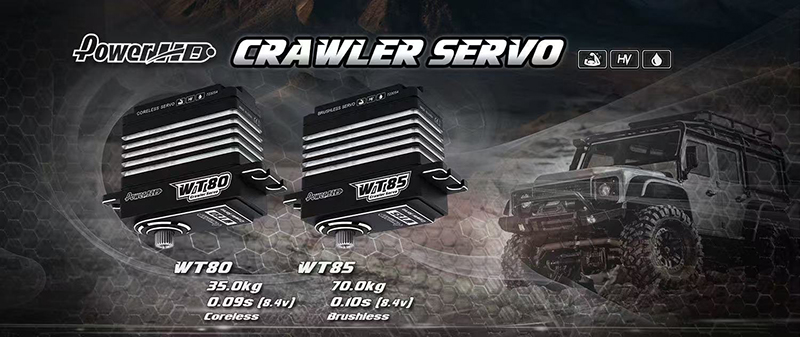 [ܼ] WT85 [POWER HD] [ְ Ʈ̾ ] WT85 70KG/0.10s servos for crawlers Alu Case Waterproof HV