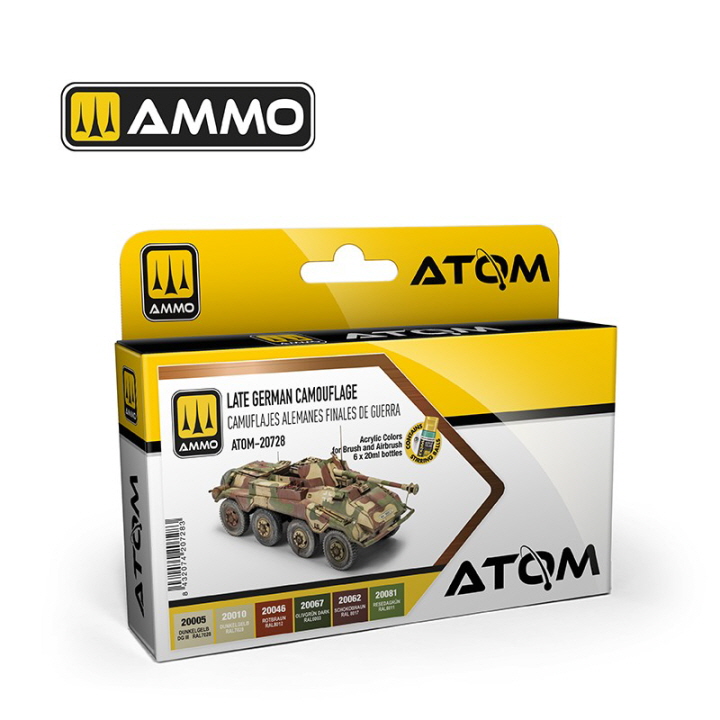 [ܼ] CG20728 [MIG AMMO] CG20728 ATOM Late German Camouflage Set