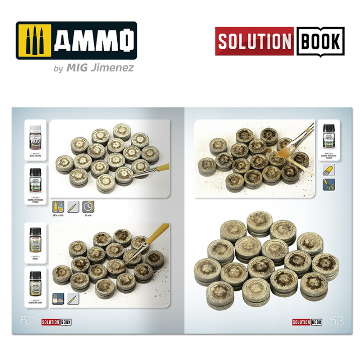 [ܼ] CG6527 [MIG AMMO] CG6527 How to Paint WWII German Mid-War Vehicles SOLUTION BOOK 21 (Multilingual Book)