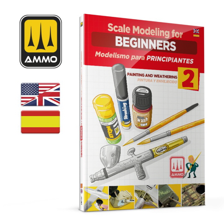 [���ܼ�] CG6301 [MIG AMMO] CG6301 Scale Modeling for Beginners Vol. 2: Paint & Weathering (Bilingual)