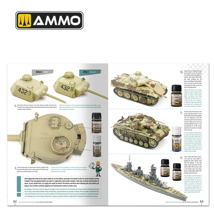 [���ܼ�] CG6301 [MIG AMMO] CG6301 Scale Modeling for Beginners Vol. 2: Paint & Weathering (Bilingual)