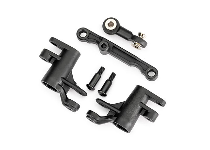 [ܼ] AX10743 [Traxxas] AX10743 Steering bellcranks (2)/ draglink (1)/ steering link (1)