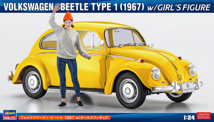 [���ܼ�] BH52420 [Hasegawa] BH52420 1/24 SP620 Volkswagen Beetle 1967 w/Girls Figures