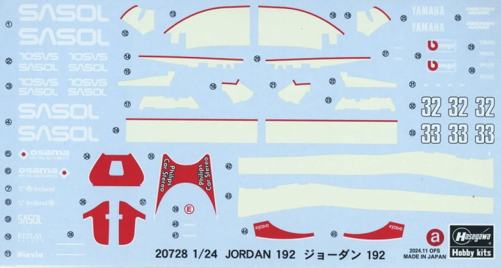 [ܼ] BH20728 [Hasegawa] BH20728 1/24 Jordan 192