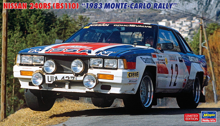 [���ܼ�] BH20727 [Hasegawa] BH20727 1/24 Nissan 240RS (BS110) 1983 Rally Monte Carlo