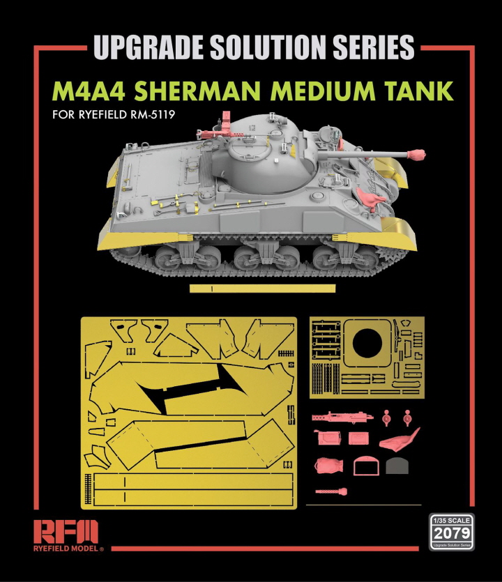 [ܼ] CRM2079 [RFM] CRM2079 1/35 Upgrade parts set for M4A4 Sherman