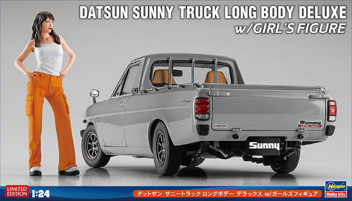 [���ܼ�] BH52426 [Hasegawa] BH52426 1/24 SP626 Nissan Sunny Truck Long Body DX w/Girls Figures