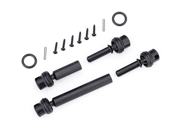 [���ܼ�] AX9855 [Traxxas] AX9855 Driveshafts, center, assembled (front & rear)