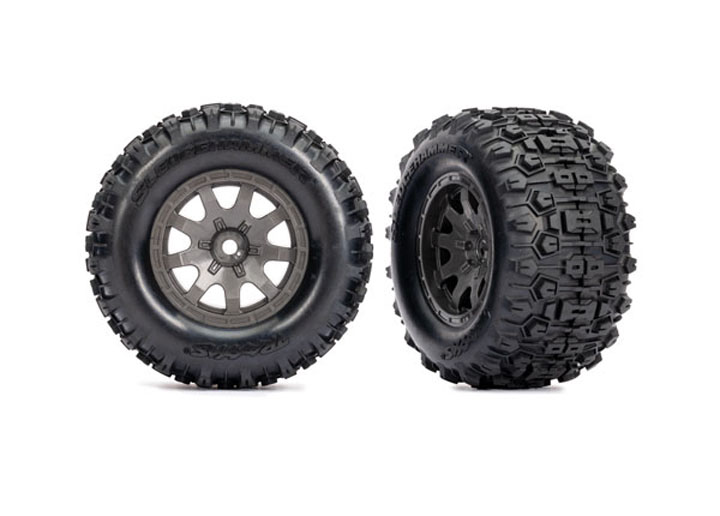 [���ܼ�] AX10771-GRAY [Traxxas] AX10771-GRAY Tires & wheels, assembled