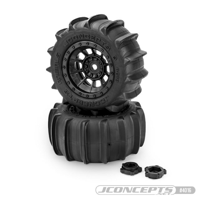 [���ܼ�] J-4016-3994 [J-CONCEPTS] [4016-3994] Animals Pre-Mounted Tire | Fits: X-Maxx, XRT, Kraton 8s