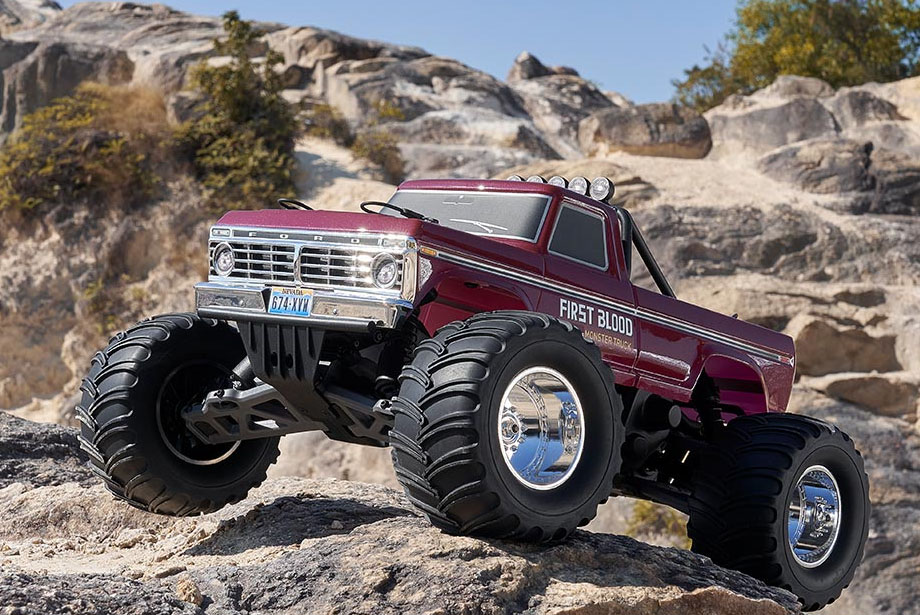 [ܼ] FMS11023RSFB [ROC HOBBY] FMS 1:10 Ford F100 Monster Truck RTR 2WD RS , First Blood - ͸,  