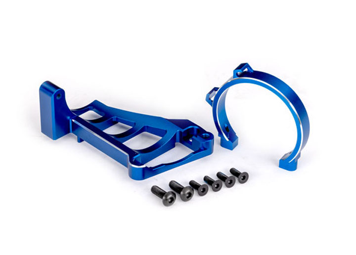 [���ܼ�] AX10262-BLUE [Traxxas] AX10262-BLUE Motor mounts (front & rear)