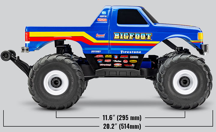 [ܼ] CB67134-4 Blue [Traxxas] CB67134-4 Blue 1/10 BIGFOOT 4X4 BL-2s -   ͸ 