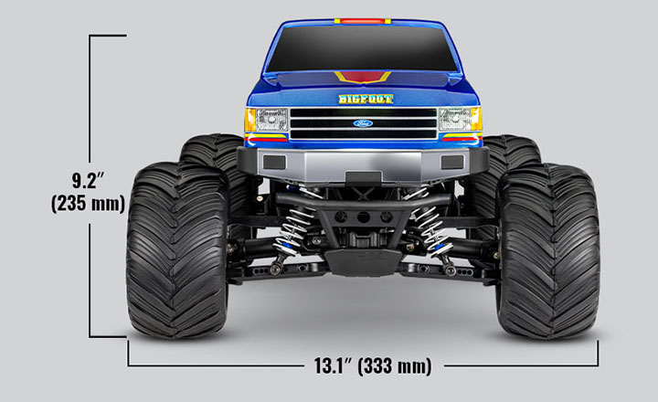 [ܼ] CB67134-4 Blue [Traxxas] CB67134-4 Blue 1/10 BIGFOOT 4X4 BL-2s -   ͸ 