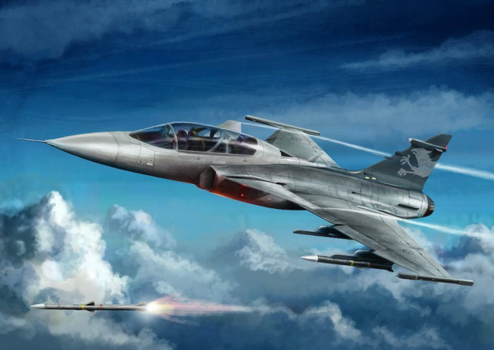 [���ܼ�] CZKH80118 [kitty Hwak] CZKH80118 Jas-39B/D Gripen