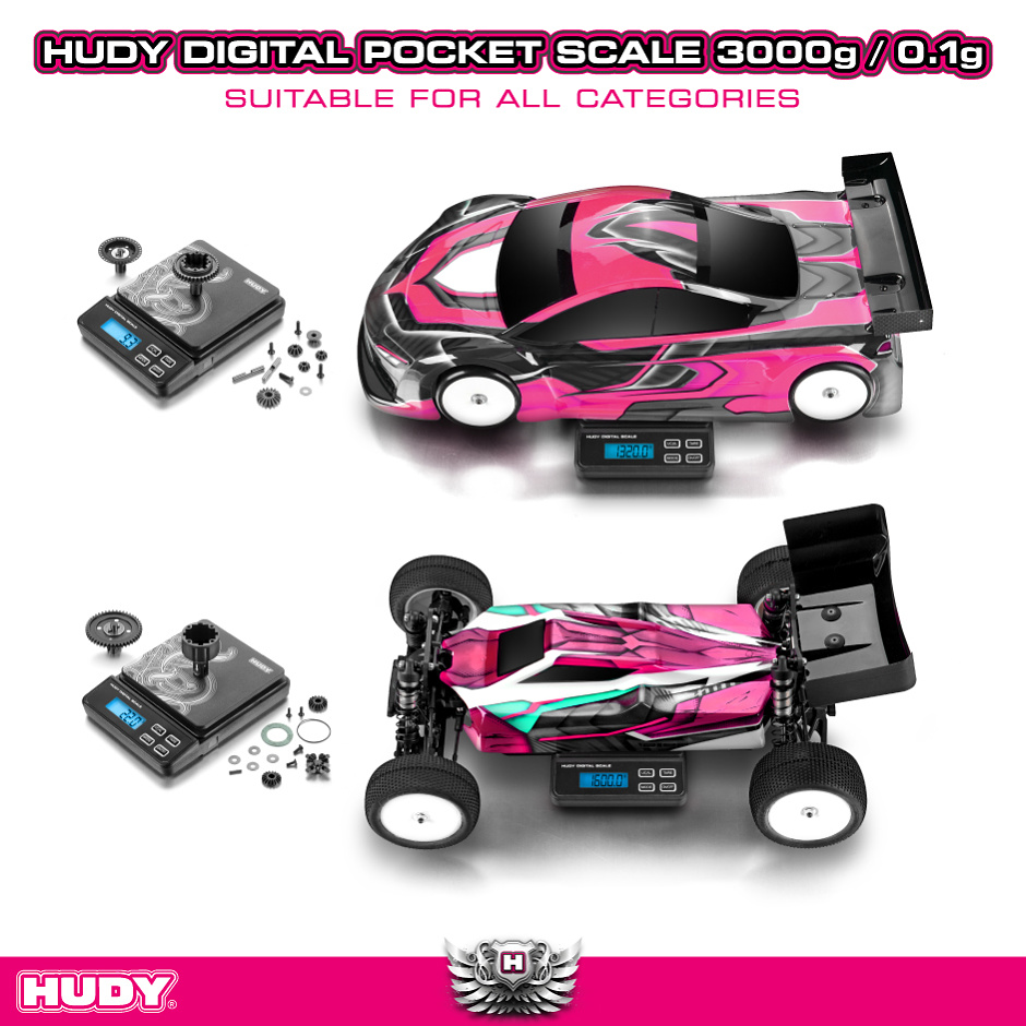 [���ܼ�] 107866 [HUDY] 107866 PROFFESIONAL DIGITAL POCKET SCALE 3000g/0.1g