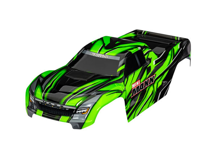 [���ܼ�] AX10711-GRN [Traxxas] AX10711-GRN Body, Mini Maxx��,green (painted,decals applied)