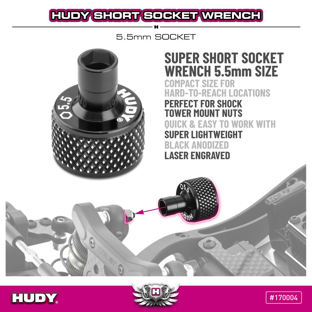 [���ܼ�] 170004 [HUDY] 170004 5.5mm Short Socket Wrench
