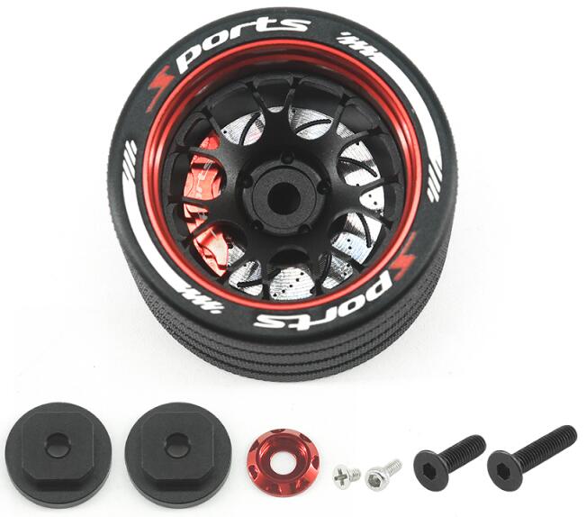 [ܼ] DTEL01037C [DETAILS TECH] [DTEL01037C] Aluminum RC Transmitter Steering Handwheel for M17/4PX/7PX/10PX/NB4/X9/KO EX