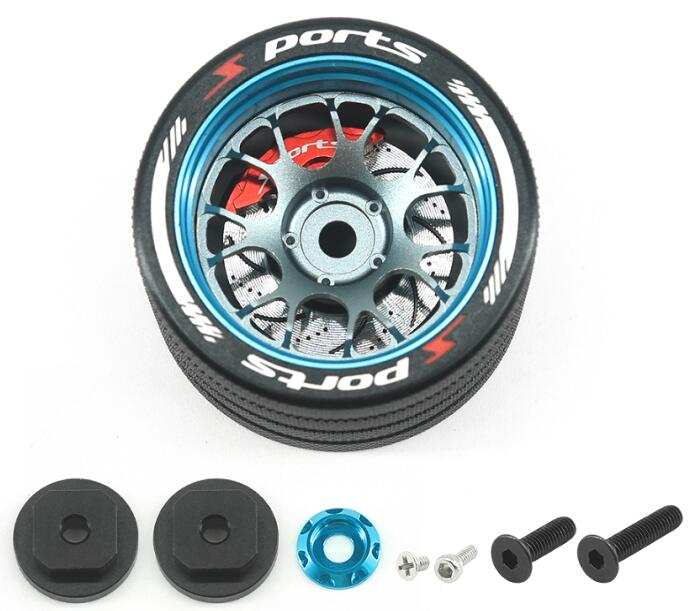 [ܼ] DTEL01037B [DETAILS TECH] [DTEL01037B] Aluminum RC Transmitter Steering Handwheel for M17/4PX/7PX/10PX/NB4/X9/KO EX