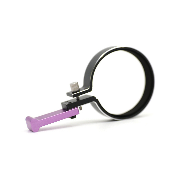 [���ܼ�] DTHW01003D [DETAILS TECH] Metal Transmitter Steering Wheel Trigger Adapter Kit for SCX10 TRX4 TRX6 Purple