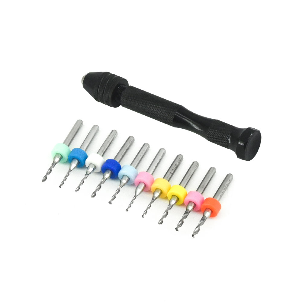 [���ܼ�] DTEL01034 [DETAILS TECH] [DTEL01034] 1.1 ~ 2.0mm Precision Shock Piston Drill Bit / Hand Drill set(�� �ǽ���� �ɹ��̽�)