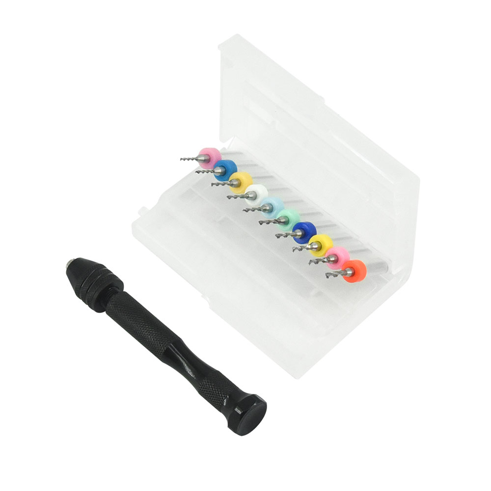 [���ܼ�] DTEL01034 [DETAILS TECH] [DTEL01034] 1.1 ~ 2.0mm Precision Shock Piston Drill Bit / Hand Drill set(�� �ǽ���� �ɹ��̽�)