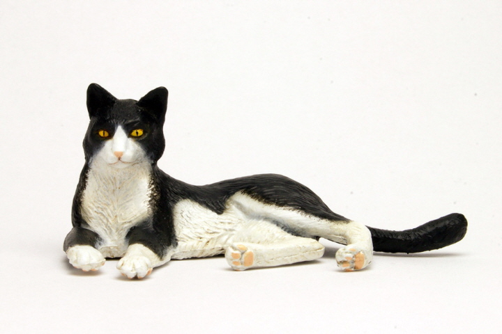 [ܼ] BPWNK-3 [PLATZ] BPWNK-3 1/12 Japanese Cats Bicolor Cat