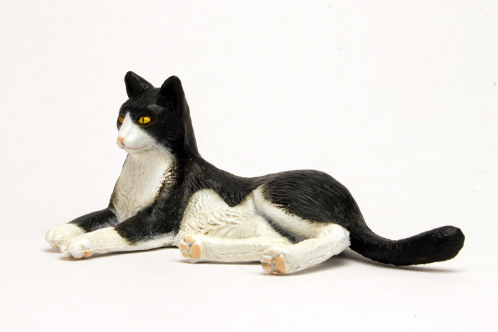 [ܼ] BPWNK-3 [PLATZ] BPWNK-3 1/12 Japanese Cats Bicolor Cat