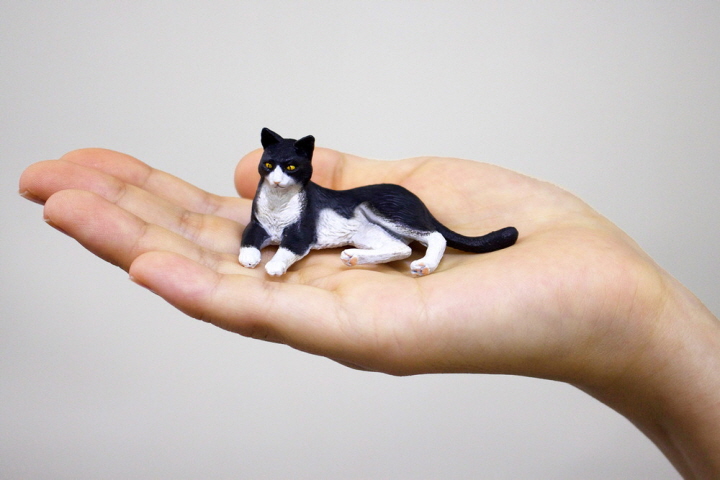 [ܼ] BPWNK-3 [PLATZ] BPWNK-3 1/12 Japanese Cats Bicolor Cat