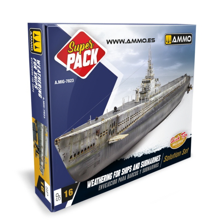 [ܼ] CG7823 [MIG AMMO] CG7823 SUPER PACK Weathering for Ships and Submarines