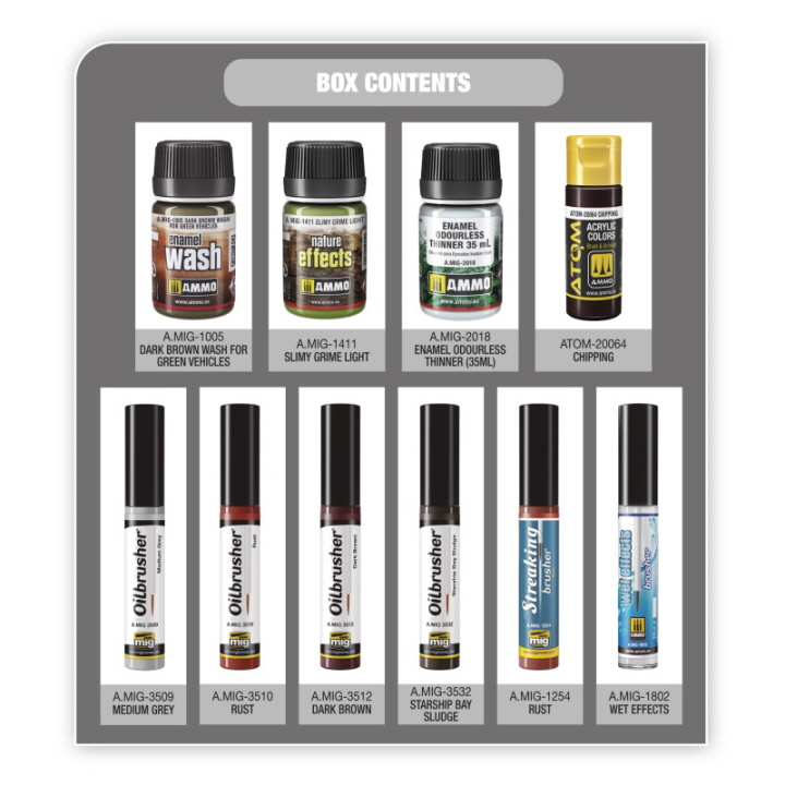[ܼ] CG7823 [MIG AMMO] CG7823 SUPER PACK Weathering for Ships and Submarines