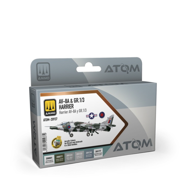 [ܼ] CG20937 [MIG AMMO] CG20937 ATOM AV-8A & Gr 1/3 Harrier Set