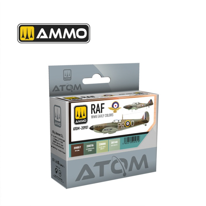 [ܼ] CG20901 [MIG AMMO] CG20901 ATOM RAF WWII Early Colors Set